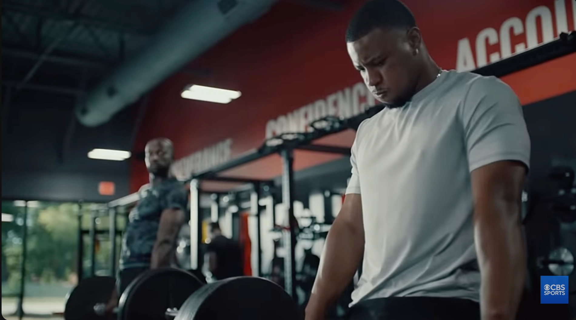 Saquon Barkley Films Wells Fargo Ad At D1 Peachtree Corners